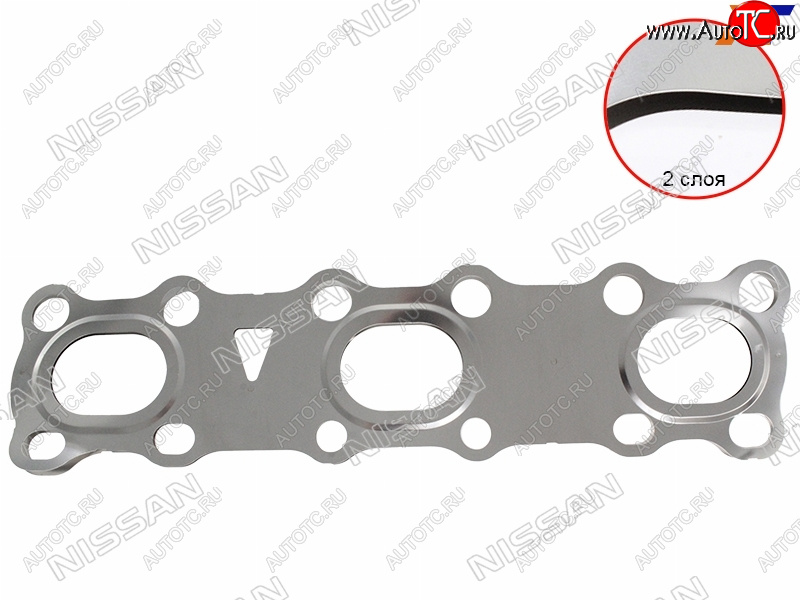 2 199 р. Прокладка выпускного коллектора NISSAN TEANA 09-PATHFINDER 15-16MURANO 10- VQ25VQ35 NISSAN 14036-EA200  с доставкой в г. Пермь