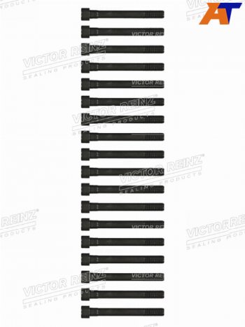 3 199 р. Комплект болтов ГБЦ MITSUBISHI PAJEROL200 4D56 VICTOR REINZ 14-55015-01  с доставкой в г. Пермь. Увеличить фотографию 1