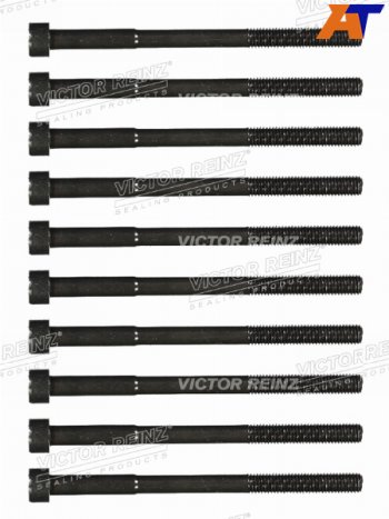 2 499 р. Комплект болтов ГБЦ TOYOTA 1-4ZZFE (10 штук) VICTOR REINZ 14-55035-01  с доставкой в г. Пермь. Увеличить фотографию 1