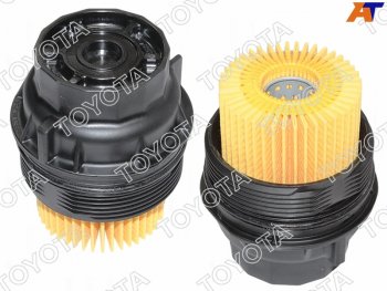 5 699 р. Корпус масляного фильтра (с картриджем ) LEXUS GX460 09- 1URFE TOYOTA 15650-38050  с доставкой в г. Пермь. Увеличить фотографию 1
