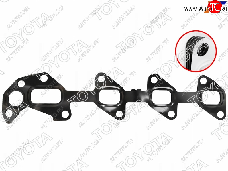3 999 р. Прокладка выпускного коллектора 1VDFTV RH LAND CRUISER J7#J20#LEXUS LX450D 15- TOYOTA 17173-51020  с доставкой в г. Пермь