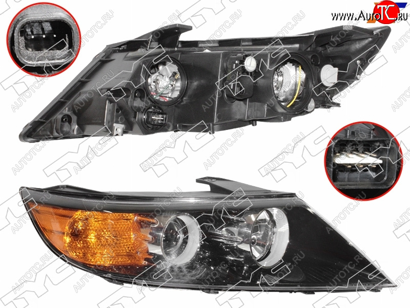 16 549 р. Фара правая (галоген, с корректором) TYC KIA Sorento XM дорестайлинг (2009-2012)  с доставкой в г. Пермь