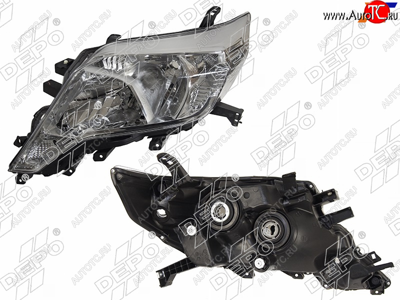 10 249 р. Фара TOYOTA LAND CRUISER PRADO 150 13-17 LH галоген, под корректор (Евросвет)                        DEPO 212-11Y2L-LD-EM  с доставкой в г. Пермь