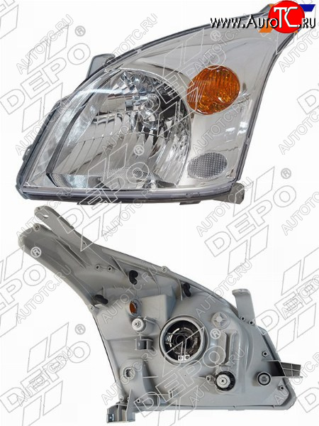 12 999 р. Фара Toyota Land Cruiser Prado (J120) 02-09 (Слева Галоген под электрокорректор) DEPO 212-11D7L-LD-EM  с доставкой в г. Пермь