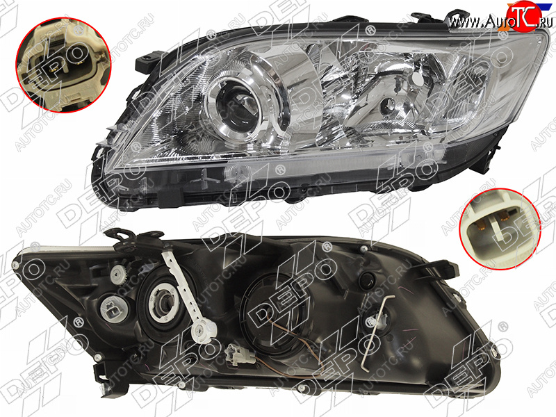13 799 р. Фара TOYOTA RAV4 10-13 LH (Евросвет) DEPO 212-11Q9L-LD-EM  с доставкой в г. Пермь