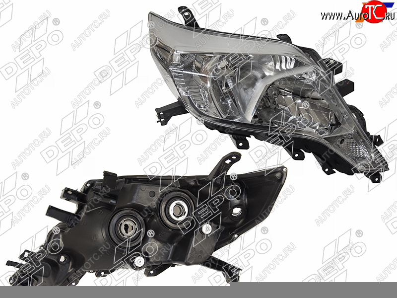 9 299 р. Фара TOYOTA LAND CRUISER PRADO 150 13-17 RH галоген, под корректор (Евросвет)                        DEPO 212-11Y2R-LD-EM  с доставкой в г. Пермь