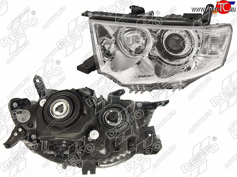 16 349 р. Фара MITSUBISHI PAJERO SPORT 08-17L200 13-16 LH не ксенон                                           DEPO 214-1197L-LD-EM  с доставкой в г. Пермь