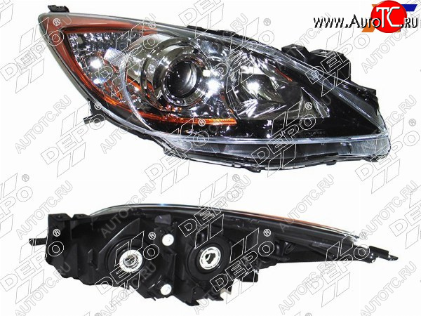 18 349 р. Фара MAZDA 3AXELLA 08-13 RH (Евросвет) DEPO 216-1158R-LDEM2  с доставкой в г. Пермь