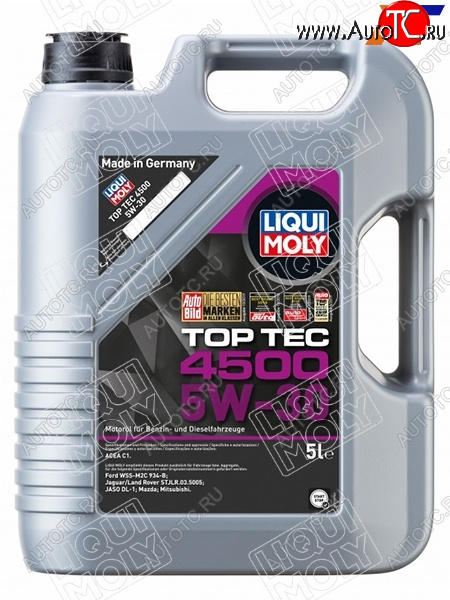 9 849 р. Масло моторное LIQUI MOLY Top Tec 4500 5W-30 C1DL-1 5л LIQUI MOLY 2318  с доставкой в г. Пермь