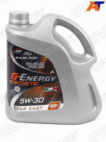 3 479 р. Масло моторное синтетическое G-Energy Synthetic Far East 5W-30 SN, GF-5 4л G-ENERGY 253142415  с доставкой в г. Пермь. Увеличить фотографию 1
