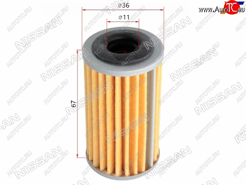 719 р. Фильтр CVT NISSAN ADEXPERTQASHQAI 06-CUBE 08-JUKEMARCHMICRA LHD 10-ALMERANOTESENTRASYLPHY NISSAN 31726-3JX0A  с доставкой в г. Пермь