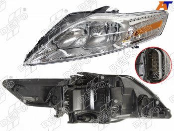 18 649 р. Фара FORD MONDEO 07-14 LH с электрокорректором                                                       DEPO 431-1179LMLD-EM  с доставкой в г. Пермь. Увеличить фотографию 2