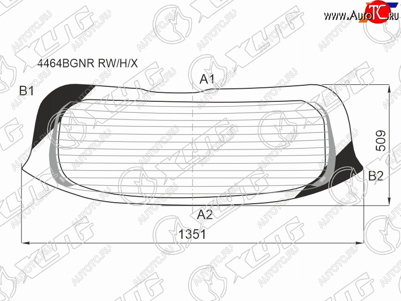 14 999 р. Стекло заднее с обогревом KIA SPORTAGE 22-                                                           XYG 4464BGNR RW/H/X  с доставкой в г. Пермь