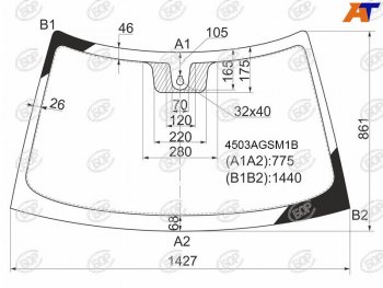6 599 р. Стекло лобовое (Датчик дождя) LADA 2110 95-14  2111 97-14  2112 99-09  Priora 07-18 BOR 4503AGSM1B  с доставкой в г. Пермь. Увеличить фотографию 1