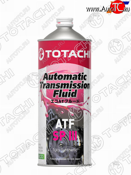 1 199 р. Масло трансмиссионное синтетическое TOTACHI ATF SP-III 1л TOTACHI 4562374691094  с доставкой в г. Пермь