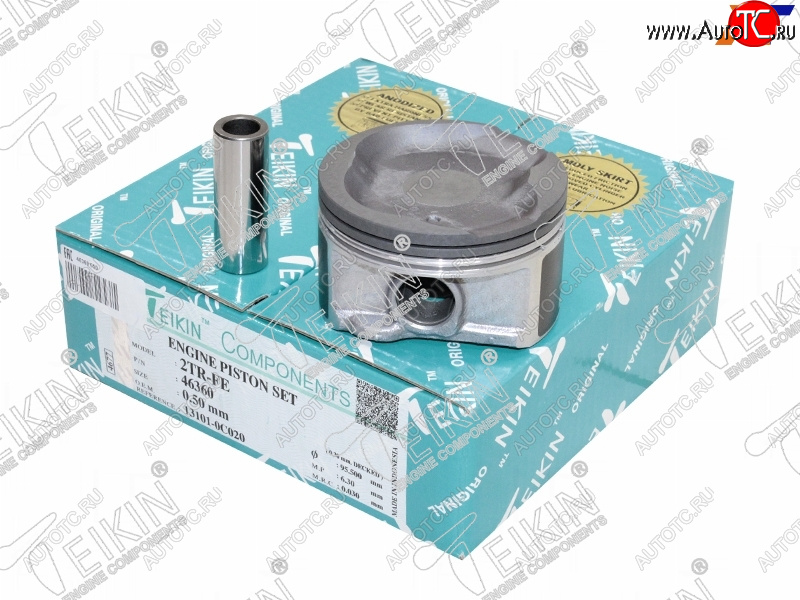 7 899 р. Поршни (к-т 4 шт) 050 TOYOTA HILUXHIACEFORTUNERLC PRADO 2TR-FE 05- TEIKIN 46360 050  с доставкой в г. Пермь
