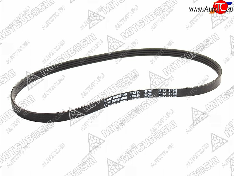 399 р. Ремень поликлиновой TOYOTA 2Y3Y2LSUZUKI M13A15A 05-M18A AERIO 01- (ALT)NISSAN CR14 E11 06- (AL MITSUBOSHI 4PK835  с доставкой в г. Пермь