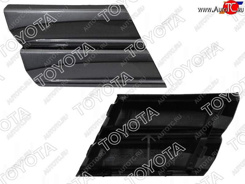 1 289 р. Заглушка под крюк передняя RH SAT Toyota Camry XV70 дорестайлинг (2017-2021)  с доставкой в г. Пермь