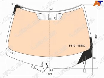Стекло лобовое (Обогрев полный Датчик дождя Проекция Молдинг) Lexus RX 15-19 LEXUS 56101-48B80