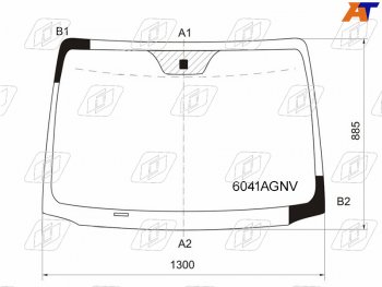 Стекло лобовое NISSAN NOTE 05-13 FUYAO 6041AGNV