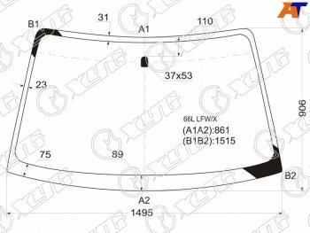 Стекло лобовое Subaru Legacy 98-03  Outback 98-03  Legacy B4 98-03  Legacy Lancaster 98-03 XYG 66L LFW/X