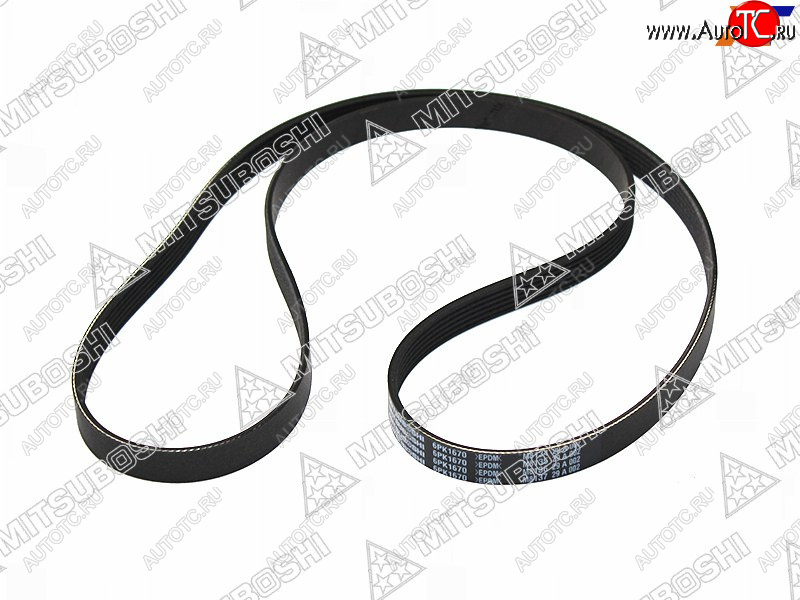 1 239 р. Ремень поликлин TOYOTA 1ZZ-FE 02-HYUNDAI iX35 2.0 09- MITSUBOSHI 6PK1670  с доставкой в г. Пермь