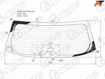 10 999 р. Стекло заднее с обогревом SUBARU FORESTER SK SUV 19-                                                 XYG 7944BYPR RW/H/X  с доставкой в г. Пермь. Увеличить фотографию 1