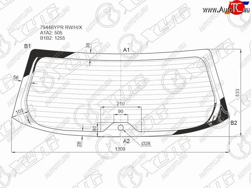 10 999 р. Стекло заднее с обогревом SUBARU FORESTER SK SUV 19-                                                 XYG 7944BYPR RW/H/X  с доставкой в г. Пермь