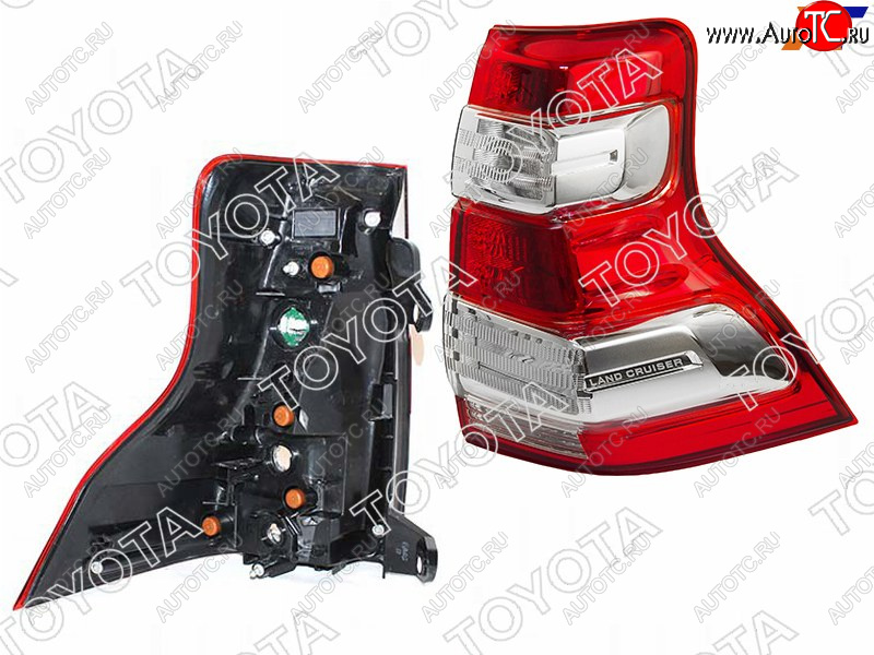 28 899 р. Фонарь задний правый TOYOTA Toyota Land Cruiser Prado J150 1-ый рестайлинг (2013-2017)  с доставкой в г. Пермь