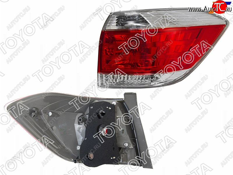22 199 р. Фонарь задний правый TOYOTA  Toyota Highlander  XU40 (2010-2013) рестайлинг  с доставкой в г. Пермь