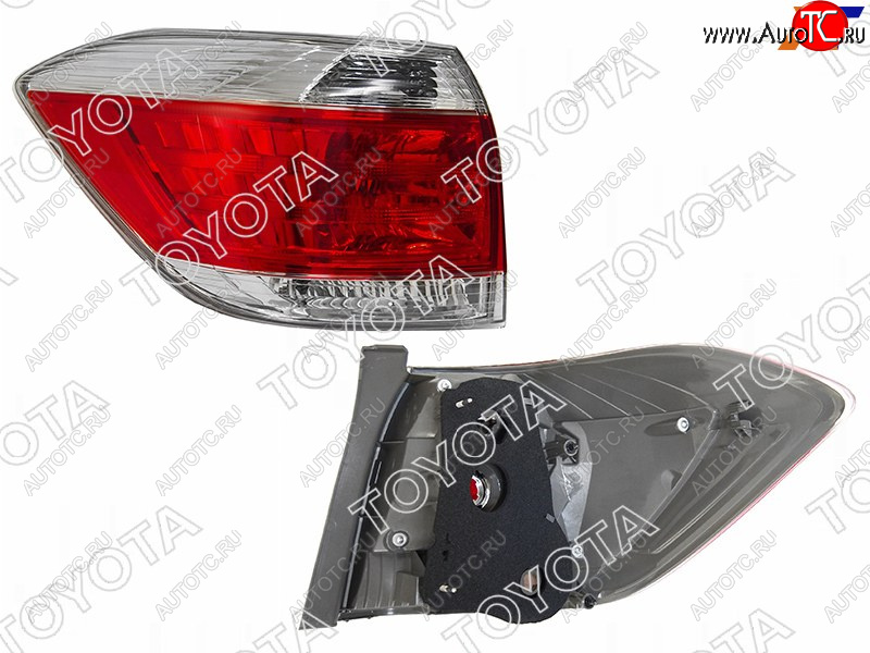 22 199 р. Фонарь задний левый TOYOTA Toyota Highlander XU40 рестайлинг (2010-2013)  с доставкой в г. Пермь