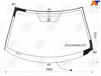 Стекло лобовое (Обогрев щеток Молдинг) Toyota Highlander 07-13  Kluger V 07-13 FUYAO 83G2AGNBLHVZ