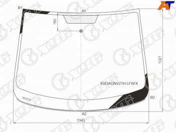 Стекло лобовое VOLKSWAGEN GOLF PLUS 06-14                                                            XYG 8583AGNVZ1H LFW/X