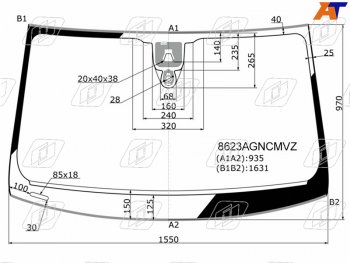 11 499 р. Стекло лобовое (Камера Датчик дождя Молдинг) Audi Q7 15-19 FUYAO 8623AGNCMVZ  с доставкой в г. Пермь. Увеличить фотографию 1