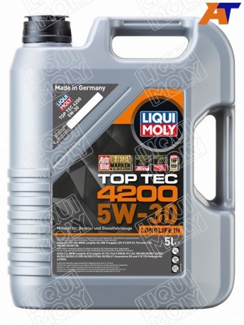 9 999 р. Масло моторное LIQUI MOLY Top Tec 4200 5W-30 NG SPC3C2 5л LIQUI MOLY 8973  с доставкой в г. Пермь. Увеличить фотографию 1
