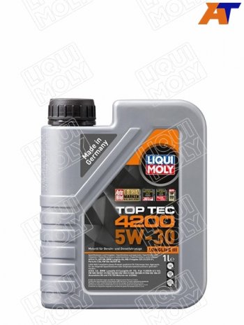 2 359 р. Масло моторное LIQUI MOLY Top Tec 4200 5W-30 NG SP/C3/C2 1л LIQUI MOLY 8972 LIQUI MOLY 8972  с доставкой в г. Пермь. Увеличить фотографию 1