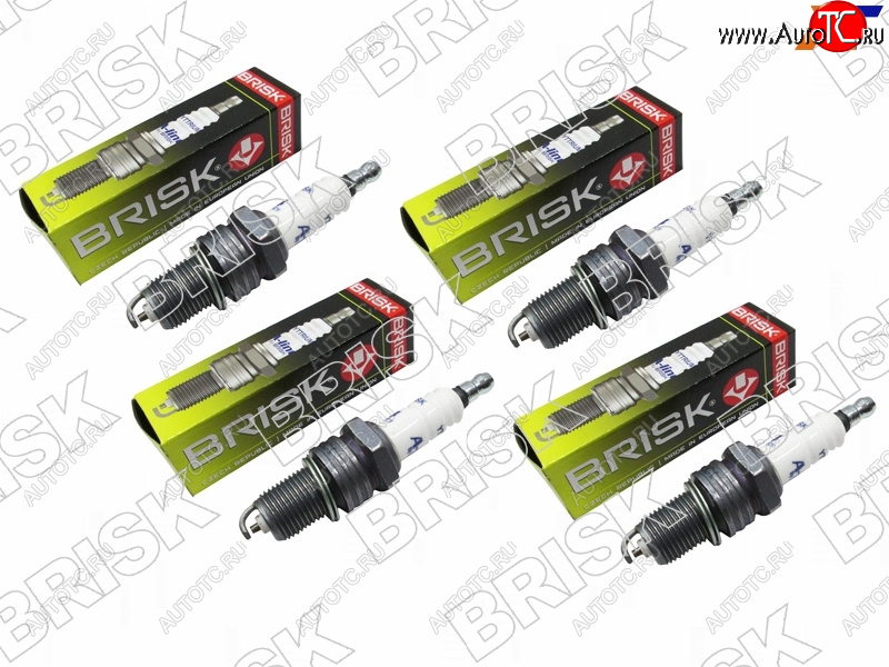 173 р. Свеча зажигания LADA 2103210421052107 81-12RENAULT CLIO 90-00 BRISK A-LINE-4  с доставкой в г. Пермь
