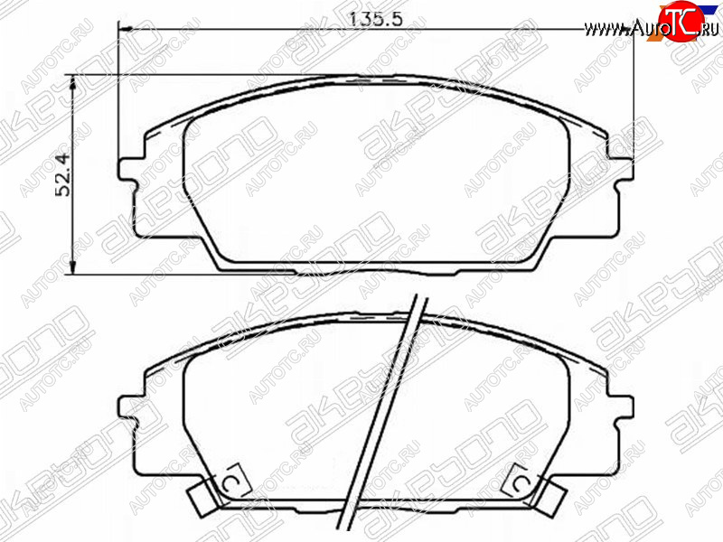 2 699 р. Колодки тормозные перед FL-FR SAT Honda Civic FN купе рестайлинг (2008-2012) с доставкой в г. Пермь Увеличить фотографию 1 2 699 р. Колодки тормозные перед FL-FR SAT Honda Civic FN купе рестайлинг (2008-2012) с доставкой в г. Пермь