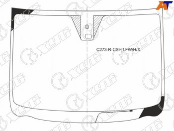 Стекло лобовое (Обогрев щеток Датчик дождя) Mazda Biante 08-18 XYG C273-R-CSH LFW/H/X