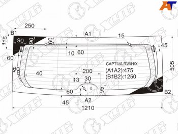 6 449 р. Стекло заднее с обогревом CHEVROLET CAPTIVA 06-16 OPEL ANTARA 06-16                                 XYG CAPTIVA RW/H/X  с доставкой в г. Пермь. Увеличить фотографию 1