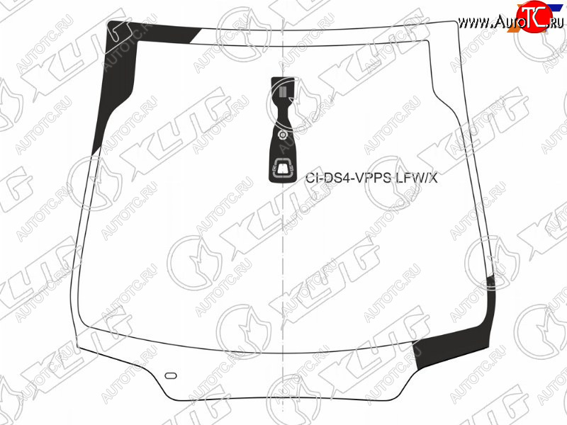 22 199 р. Стекло лобовое + дд CITROEN DS4 5D HBK 11-15                                                         XYG CI-DS4-VPPS LFW/X  с доставкой в г. Пермь
