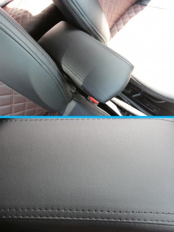 2 599 р. Подлокотники в салон (Люкс Классика гладкий экокожа) Автопилот Chevrolet Cruze J300 седан дорестайлинг (2009-2012) (черный)  с доставкой в г. Пермь. Увеличить фотографию 2