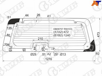 12 449 р. Стекло заднее с обогревом 8 отв. FORD MAVERICKESCAPE 00-07                                          XYG DB09757 RW/H/X  с доставкой в г. Пермь. Увеличить фотографию 1