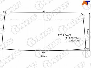 Стекло лобовое Nissan Atlas F 92-07  Atlas H 91-07 XYG F23 LFW