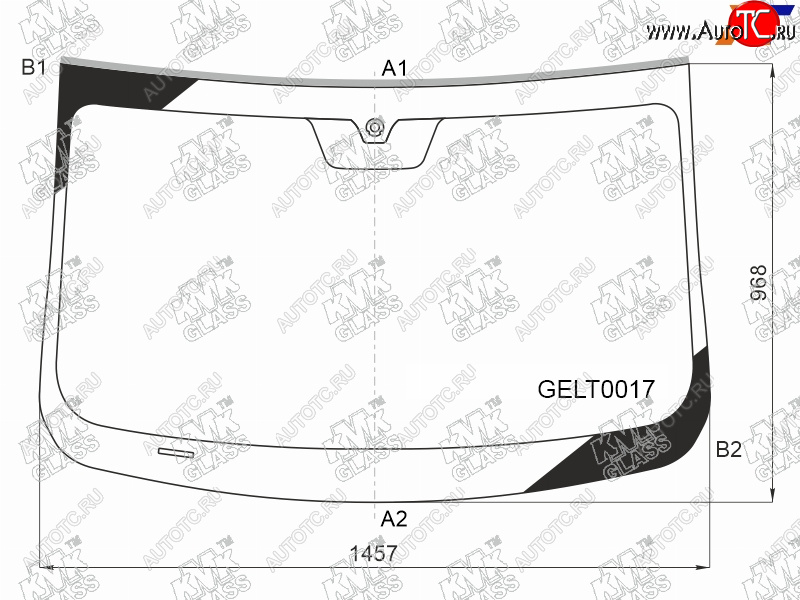 5 849 р. Стекло лобовое Geely Coolray 18-24  Belgee X50 23- KMK GELT0017  с доставкой в г. Пермь