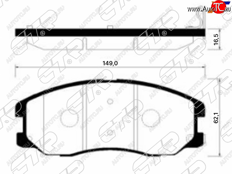 2 779 р. Колодки тормозные передние FL-FR SAT Chevrolet Captiva  дорестайлинг (2006-2011)  с доставкой в г. Пермь