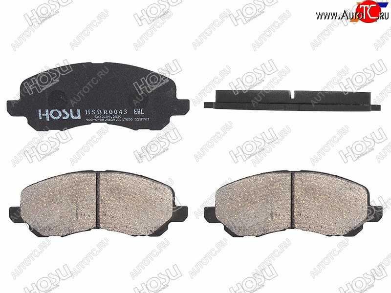 1 199 р. Колодки тормозные перед FR-FL SAT Mitsubishi Outlander CW0W рестайлинг (2009-2012)  с доставкой в г. Пермь