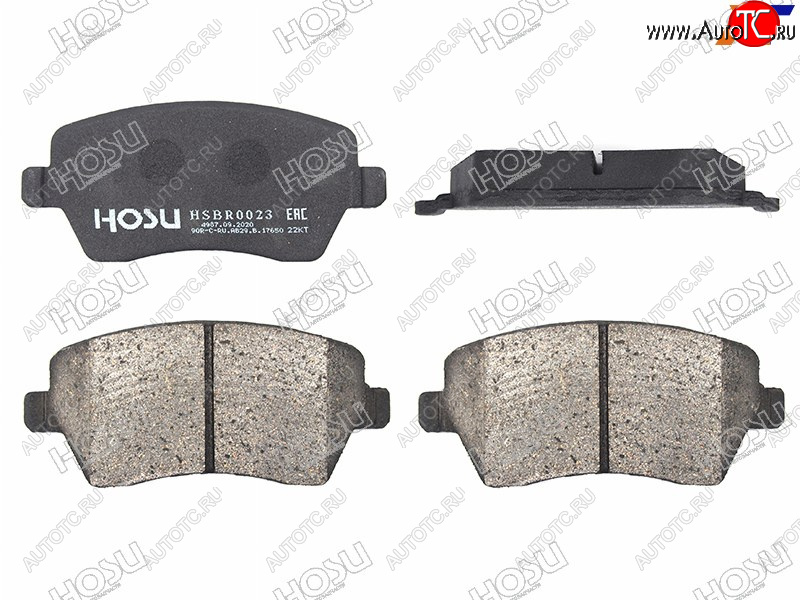 1 099 р. Колодки тормозные перед FR-FL SAT Nissan March 3 K12 хэтчбэк 5 дв. правый руль 1-ый рестайлинг (2005-2007)  с доставкой в г. Пермь