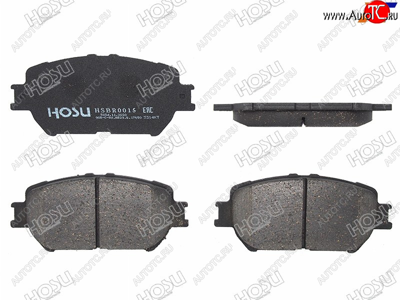 1 259 р. Колодки тормозные передние FR-FL SAT Toyota Wish XE20 дорестайлинг (2009-2012)  с доставкой в г. Пермь