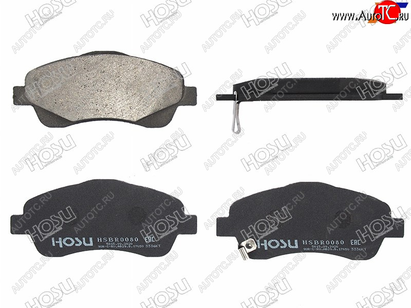 1 439 р. Колодки тормозные передние FR-FL SAT Toyota Avensis T270 седан дорестайлинг (2008-2011)  с доставкой в г. Пермь